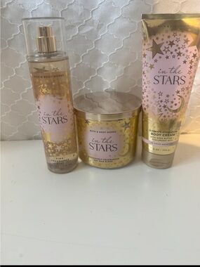 Bath and Body Works IN THE STARS 3pc Set. Fragrance, Body Lotion & Candle ✨